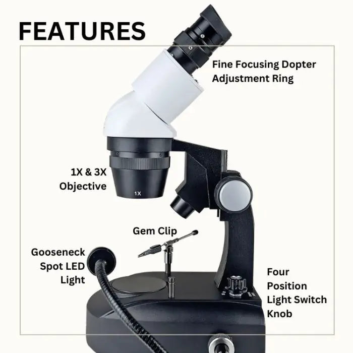 Gemoro Elite 1030 LED Microscope