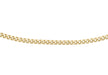 9ct Yellow Gold 20 Diamond Cut Curb Chain 41m/16"9