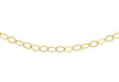 9ct Yellow Gold 30 Diamond Cut Trace Chain 41m/16"9