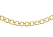 9ct Yellow Gold 100 Flat Curb Chain 46m/18"9