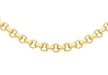 9ct Yellow Gold 200 Diamond Cut Belcher  Chain 41m/16"9