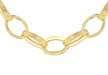 9ct Gold Oval Rings Belcher  Chain