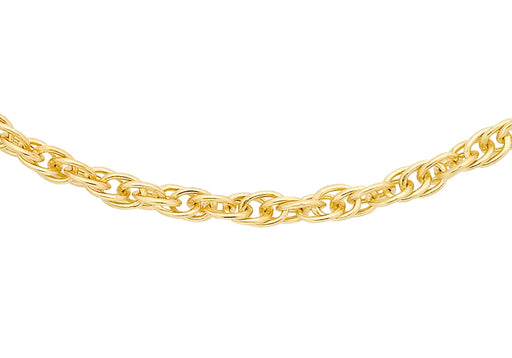 9ct Yellow Gold 14 Prince of Wales Chain 41m/16"9