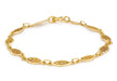 9ct Yellow Gold Filigree Oval Bracelet