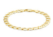 9ct Yellow Gold Flat Curb Bracelet 20m/8"9