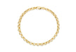 9ct Yellow Gold Hollow Belcher  Bracelet 18m/7"9