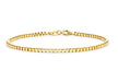 9ct Yellow Gold Hollow Box Bracelet 19m/7.5"9