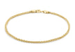 9ct Yellow Gold 050 Spiga Chain Bracelet 19m/7.5"9