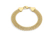 9ct Yellow Gold 36 Garibaldi Chain Bracelet 19m/7.5"9