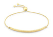 9ct Yellow Gold Box Chain and Diamond Cut Adjustable Bracelet