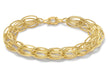 9ct Yellow Gold Double Oval Link Bracelet 19m/7.5"9