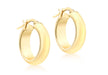 9ct Yellow Gold Polished Creole Earrings