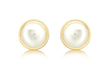 9ct Yellow Gold Freshwater Pearl 8mm Stud Earrings