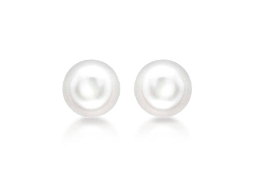 9ct Yellow Gold 7mm Pearl Stud Earrings