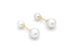 9ct Yellow Gold Pearl Frok Earrings