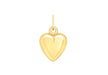 9ct Yellow Gold 9mm x 15mm Heart Pendant