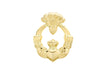 9ct Yellow Gold Claddagh Slider Pendant