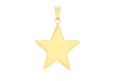 9ct Yellow Gold 20mm x 24mm Star Pendant