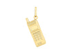 9ct Yellow Gold Mobile Phone Pendant