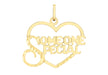 9ct Yellow Gold 'Someone Speial' Heart Pendant