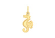 9ct Yellow Gold 8mm x 18mm Seahorse Pendant