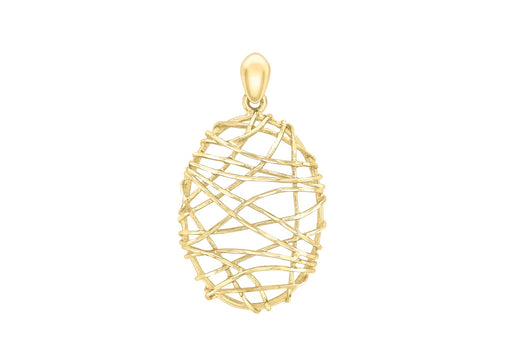 9ct Yellow Candy Cage Pendant