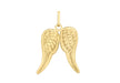 9ct Yellow Gold 19mm x 28mm Wings Pendant