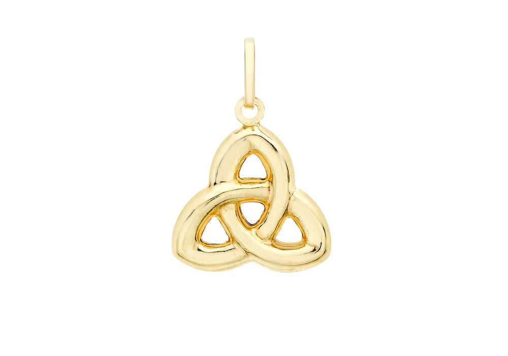 9ct Yellow Gold Celtic Knot Pendant