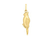 9ct Yellow Gold 8mm x 30mm Kookaburra Pendant