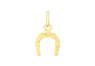 9ct Yellow Gold 8mm x 12mm Horseshoe Pendant