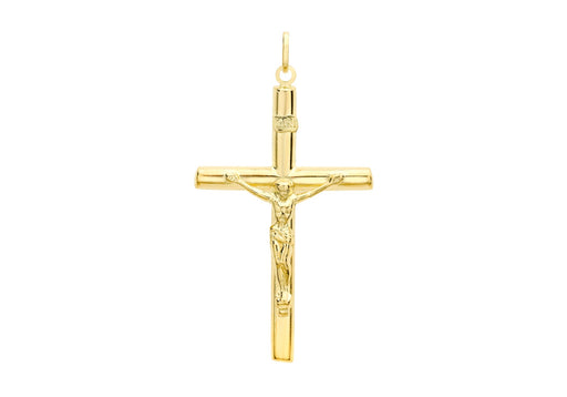 9ct Yellow Gold 29mm x 48mm Crucifix  Pendant