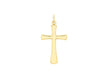 9ct Yellow Gold 16mm x 27mm Cross Pendant