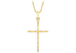 9ct Yellow Gold Fancy  Cross Pendant