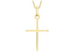 9ct Yellow Gold 15mm x 30mm Fancy  Cross Pendant