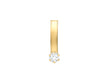 9ct Yellow Gold Zirconia  2mm urved Bar Pendant