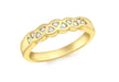 9ct Yellow Gold 0.10ct Diamond Ring