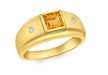 9ct Yellow Gold 0.05t Diamond and   Ring