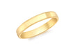 9ct Yellow Gold 3mm Court Ring