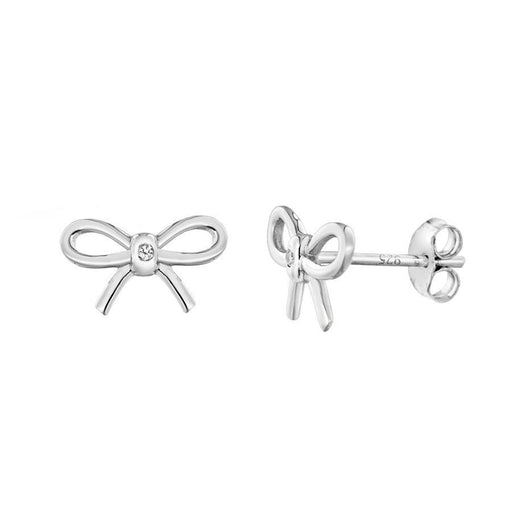 Sterling Silver 0.01ct Diamond Betsy Stud Earrings