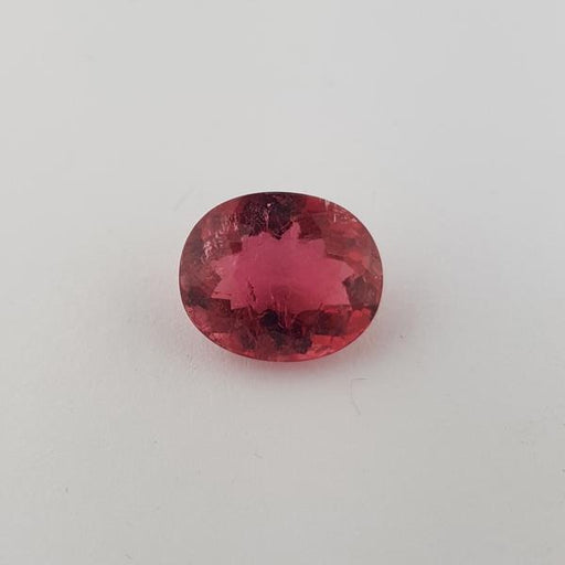 5.77ct Oval Faceted Pink Tourmaline 12.2x10.3mm - Dynagem 