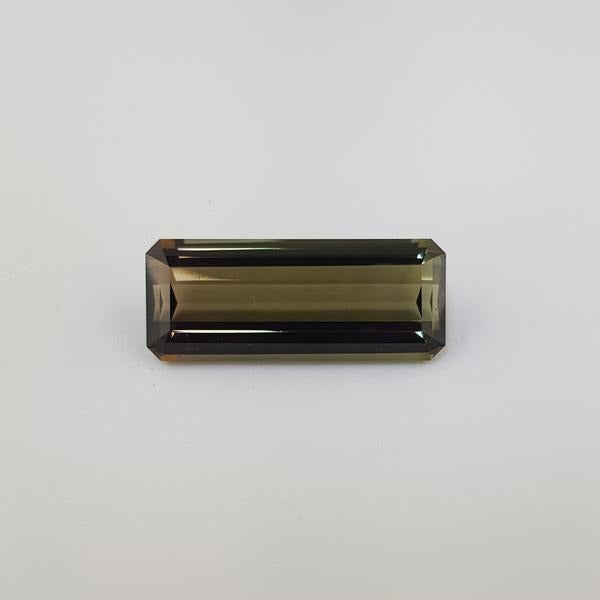 21.57ct Octagon Cut Tourmaline 28x11mm - Dynagem 