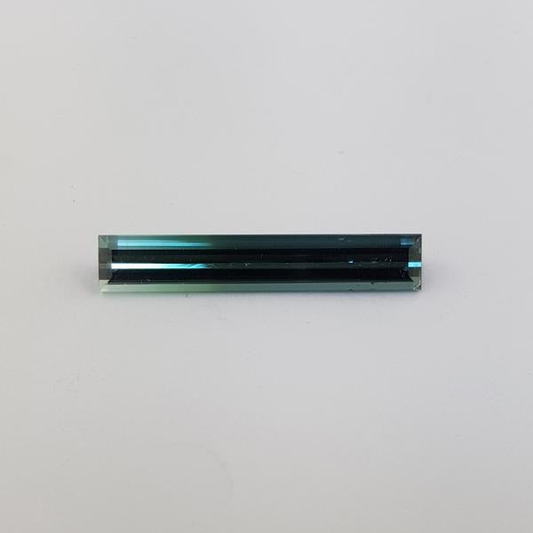 4.53ct Rectangular Cut Tourmaline 27x5mm - Dynagem 