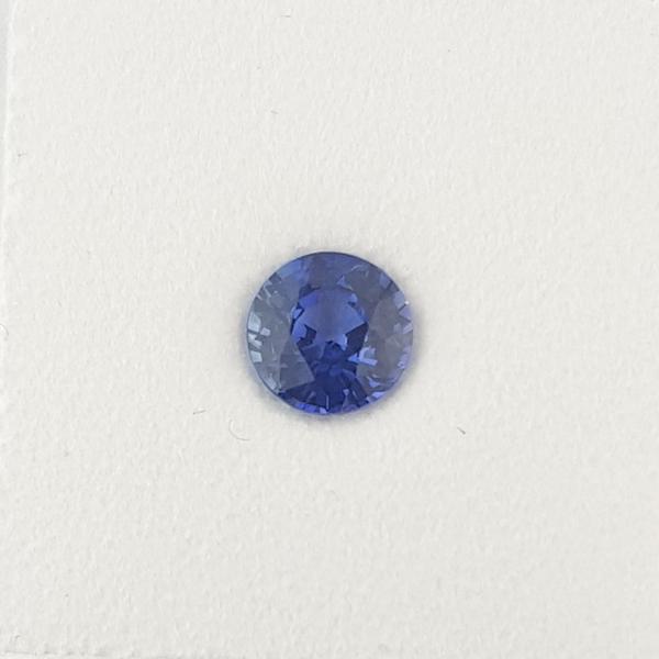 1.14ct Round Faceted Sapphire 6mm - Dynagem 