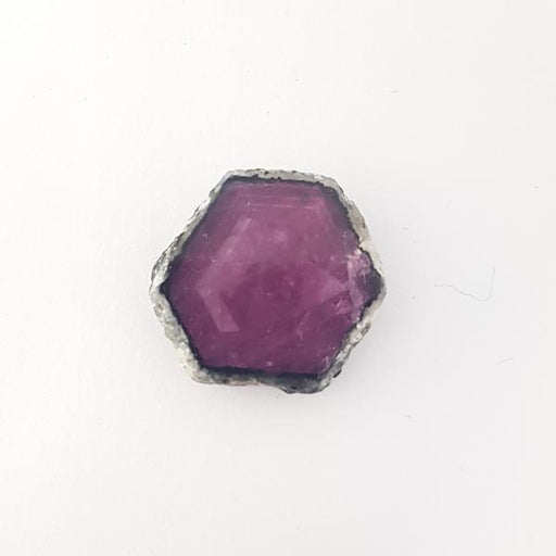 36.43ct Ruby Crystal Slice 24x21mm - Dynagem 