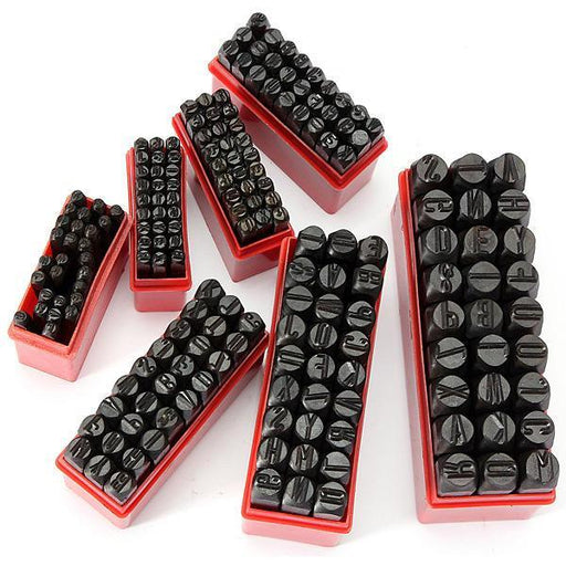 Alphabetical & Numerical Punch Sets 3mm Height (0 to 9) - Dynagem 