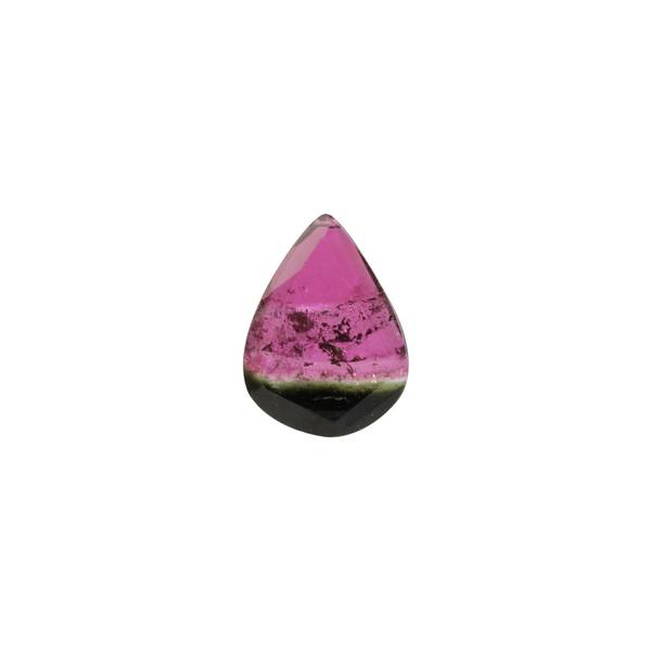 26x19mm Drop Shape Tourmaline Slice - Dynagem 