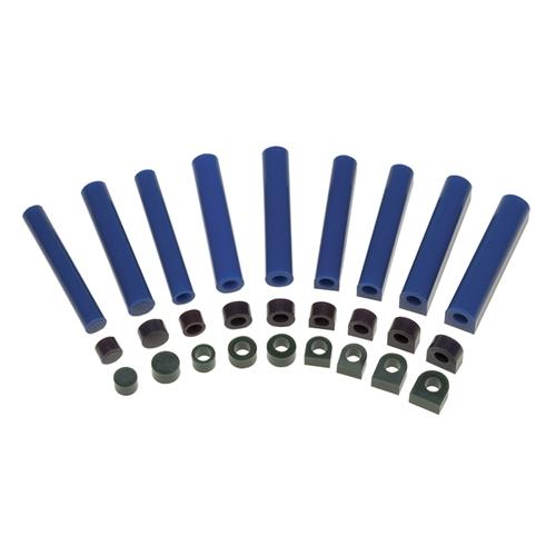 Wax Tubes Blue (round solid) Ø27mm - Dynagem 