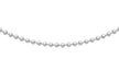 9ct White Gold 1mm Ball Chain 41m/16"9