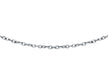 9ct White Gold Trace Chain