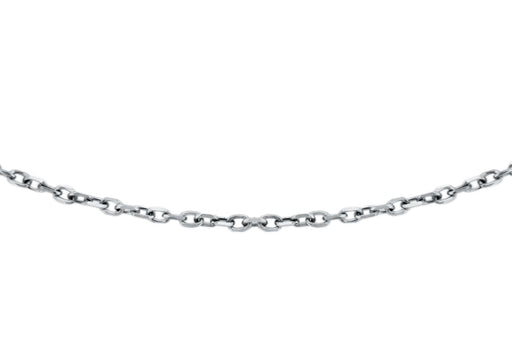 9ct White Gold Trace Chain